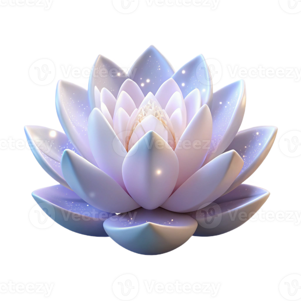 extraordinary rustic A blooming ethereal lotus flower composed of pure white magic, emitting soft glowing particles, under soft diffuse lighting, in a minimalist art style high resolution png