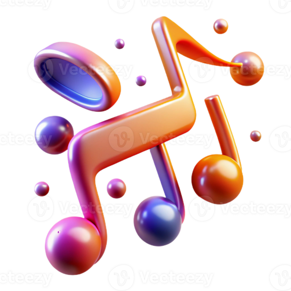 dramatic rustic An abstract representation of musical notes, visualized as floating, glowing symbols, with a dynamic, rhythmic style professional png