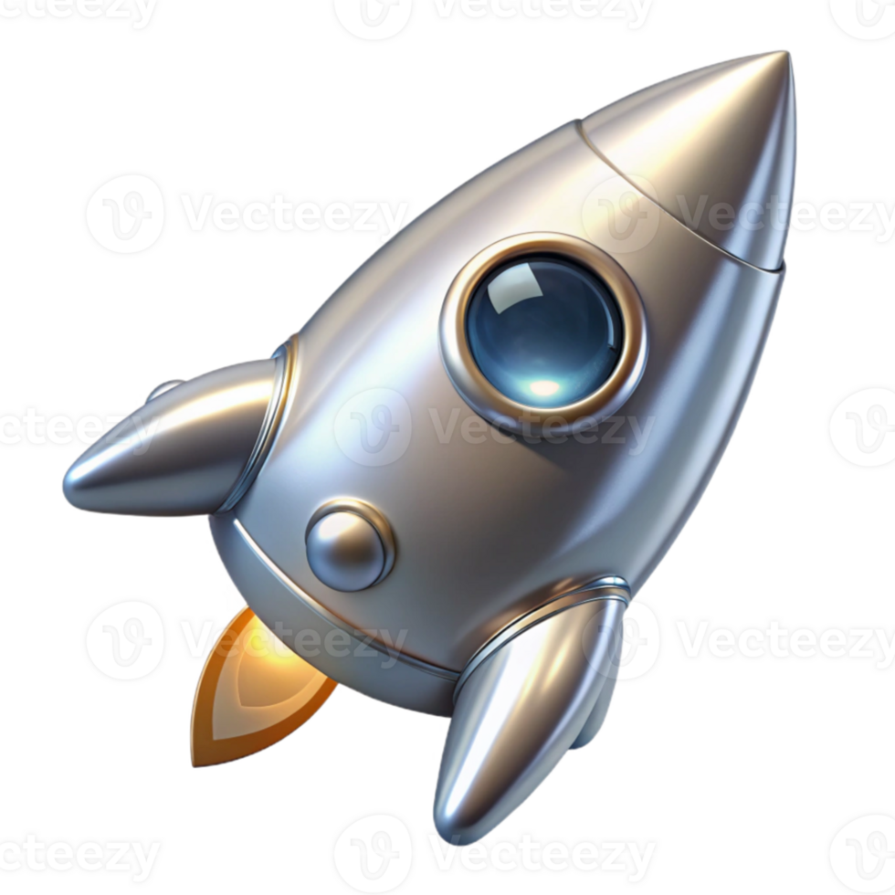 wonderful abstract A sleek, silver spaceship shaped like a teardrop, intricate engine details visible, illuminated by the bright, harsh light of a nearby star. Photorealistic style high quality png