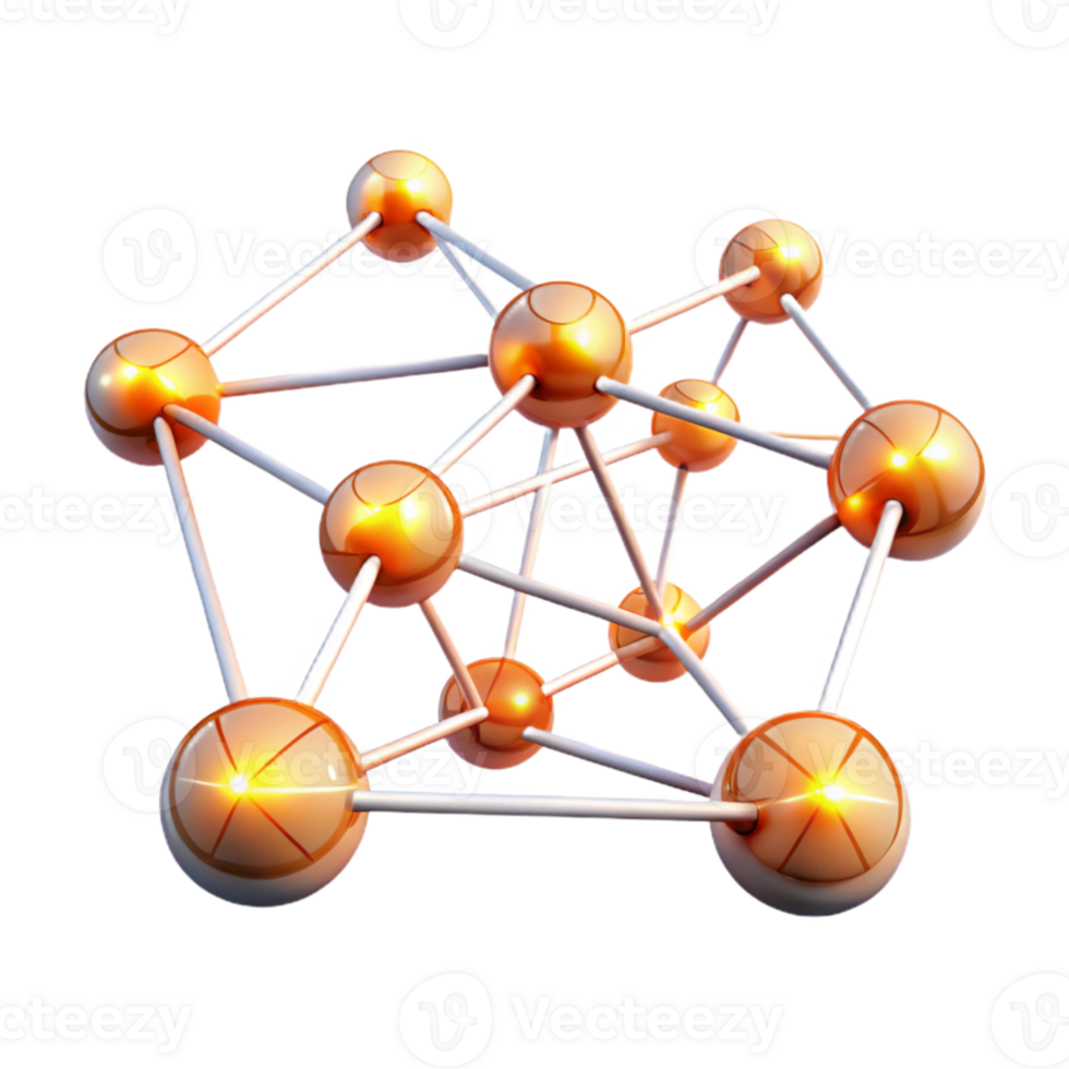 dramatic abstract A network of interconnected nodes glowing with data traffic, visualized as pulsing streams of light, illuminated by a dynamic, shifting light. Abstract style premium png