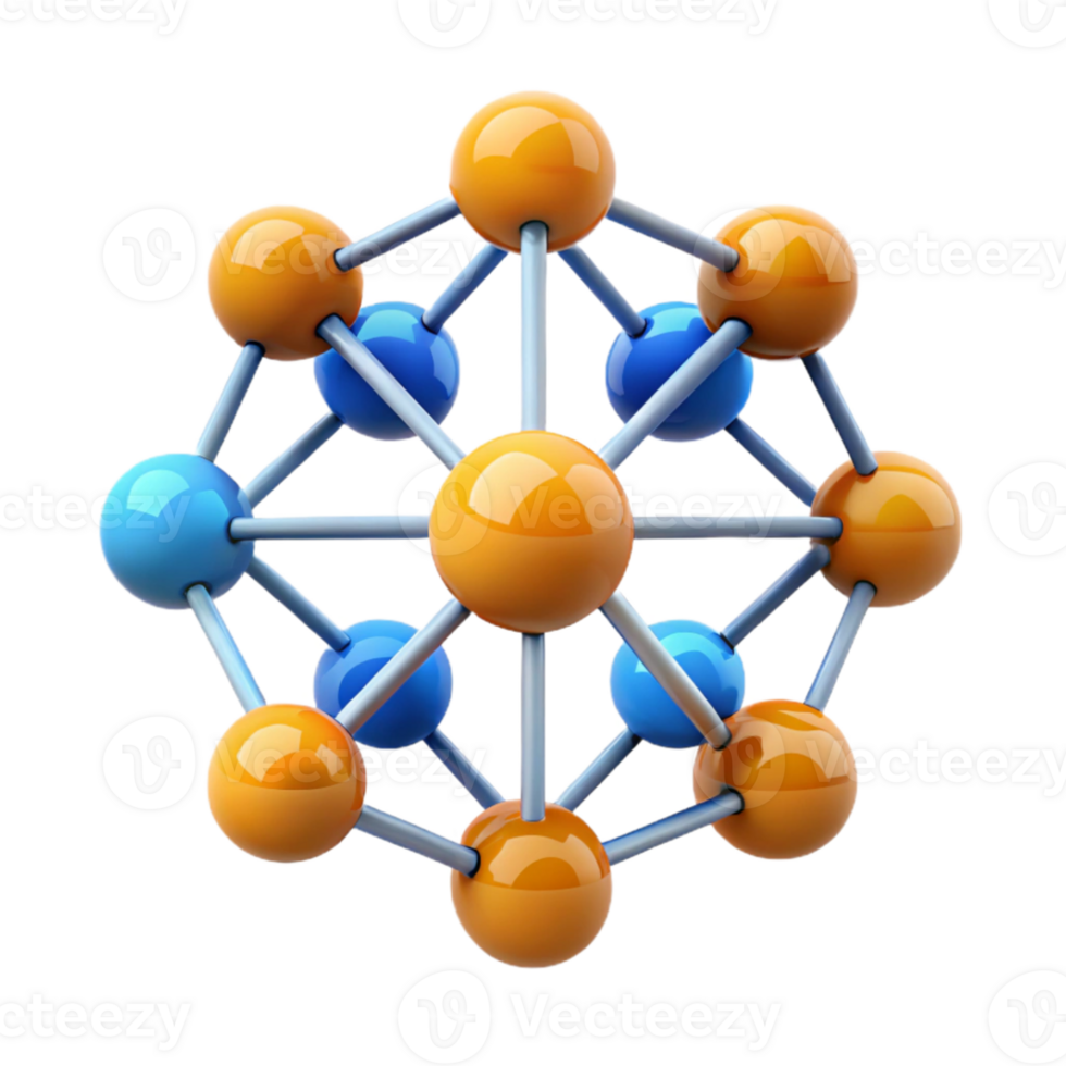 magnificent artistic A network of interconnected AI nodes, data visualization style high resolution png