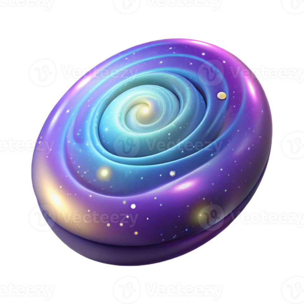 vibrant rustic A holographic map of the galaxy, with swirling nebulae and twinkling stars, projects in the air. Sci-fi realism style premium png