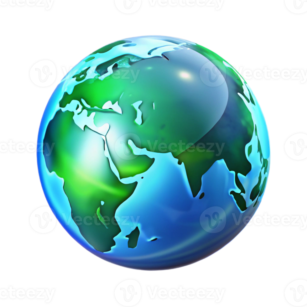 stunning traditional A holographic projection of the Earth, rotating slowly, detailed continents and oceans visible, cool blue and green hues, digital art style authentic png