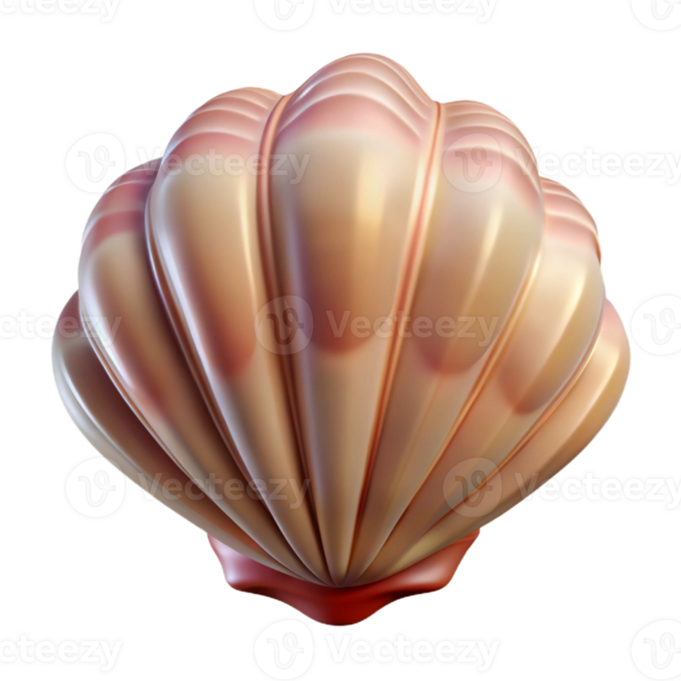 serene vintage A seashell on the beach, soft lighting, realistic texture, detailed illustration high quality png