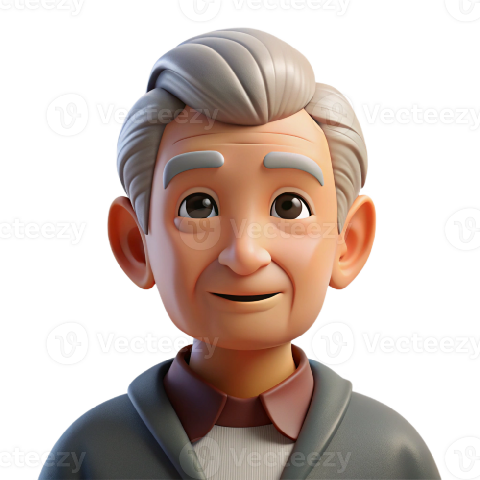 wonderful traditional Close-up portrait of an elderly anime man with a wise, gentle expression, intricate wrinkles, warm lighting, Studio Ghibli style, soft focus high quality png