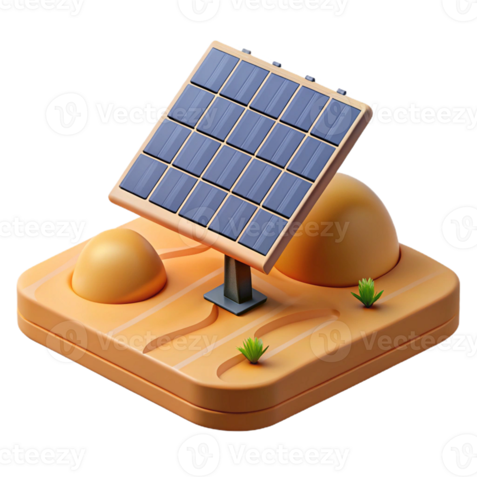 magnificent traditional A solar panel array in the desert, aerial view, bright sunlight, sustainable technology theme original png