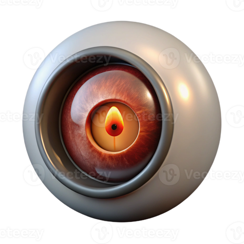 beautiful contemporary A close-up of a bloodshot eye staring through a peephole, lit by a flickering match, reflecting a distorted hallway. Noir horror style authentic png