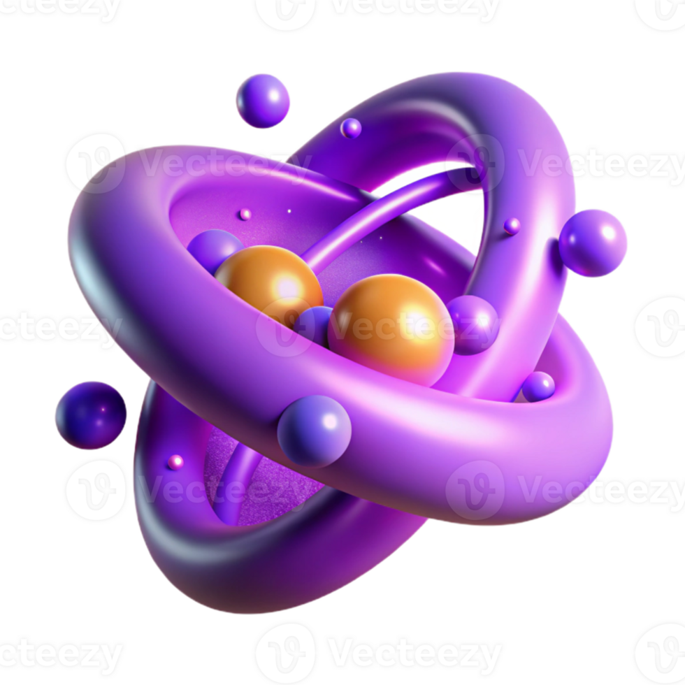 vibrant traditional A quantum entanglement experiment showing two interconnected particles reacting simultaneously, bathed in a vibrant purple light. Scientific illustration, abstract style authentic png