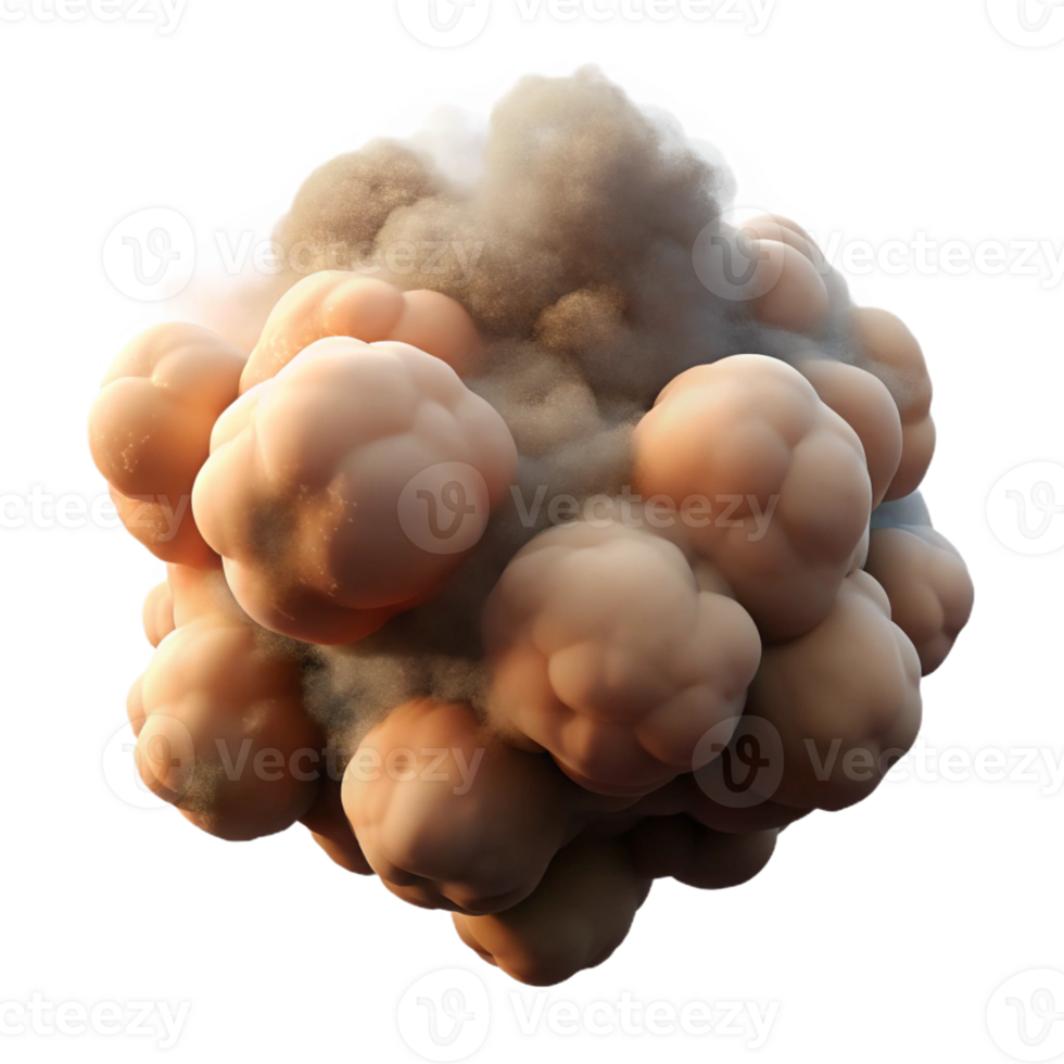 wonderful minimalist A cloud of swirling smoke and dust, in muted earth tones, with a dramatic, atmospheric feel, rendered in a realistic style professional png