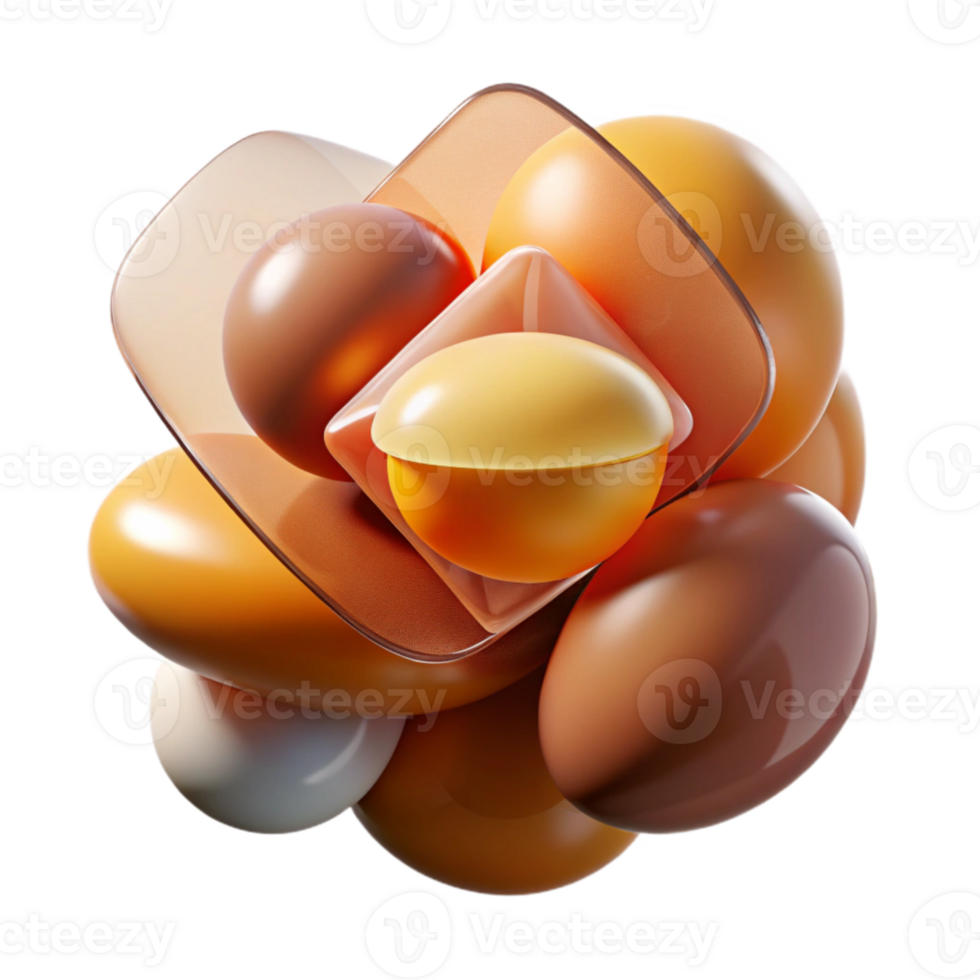 extraordinary traditional A dynamic composition of overlapping, translucent shapes, in a warm, earthy palette, with soft, diffused lighting authentic png