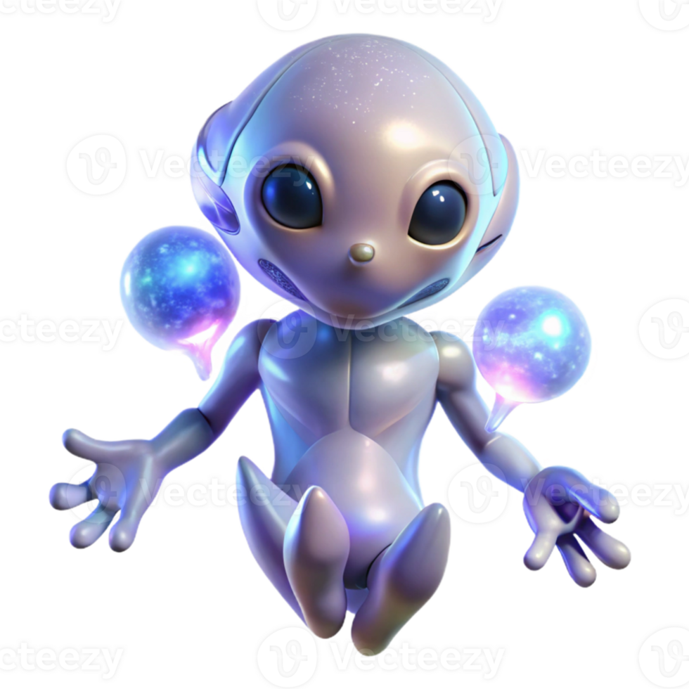 elegant creative A crystalline alien creature floating in space, emitting a soft glow, ethereal and dreamlike lighting, abstract art style authentic png