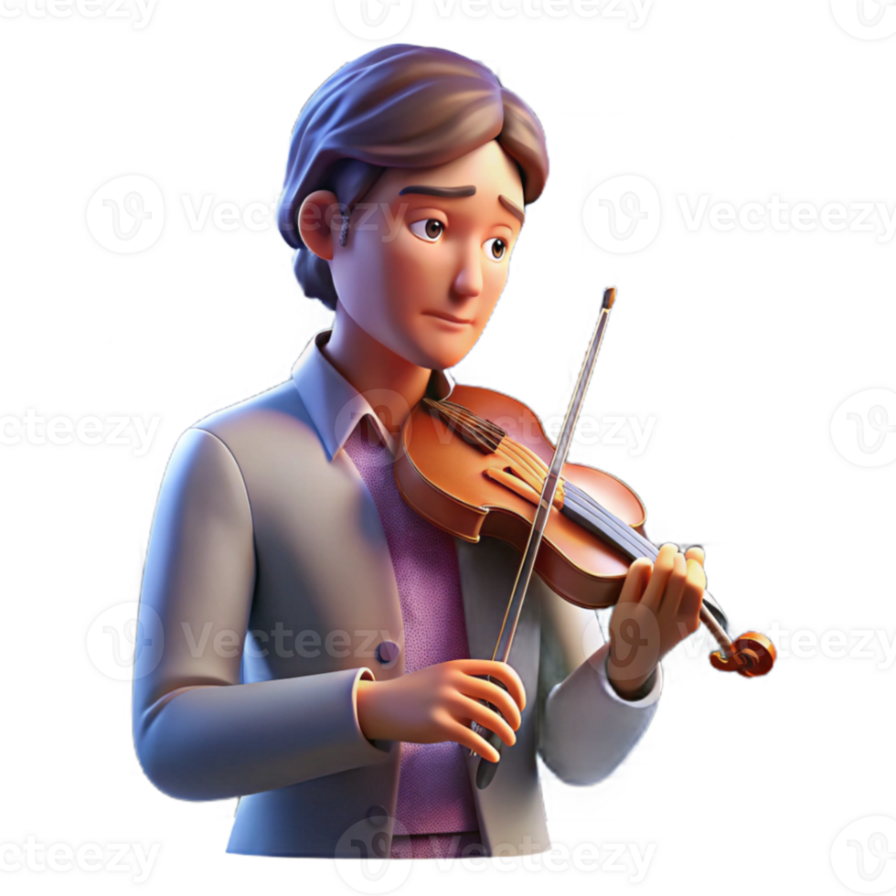 dramatic vintage Portrait of a melancholic musician with a violin, lit by a dim, rainy window light, in the style of Edward Hopper detailed png