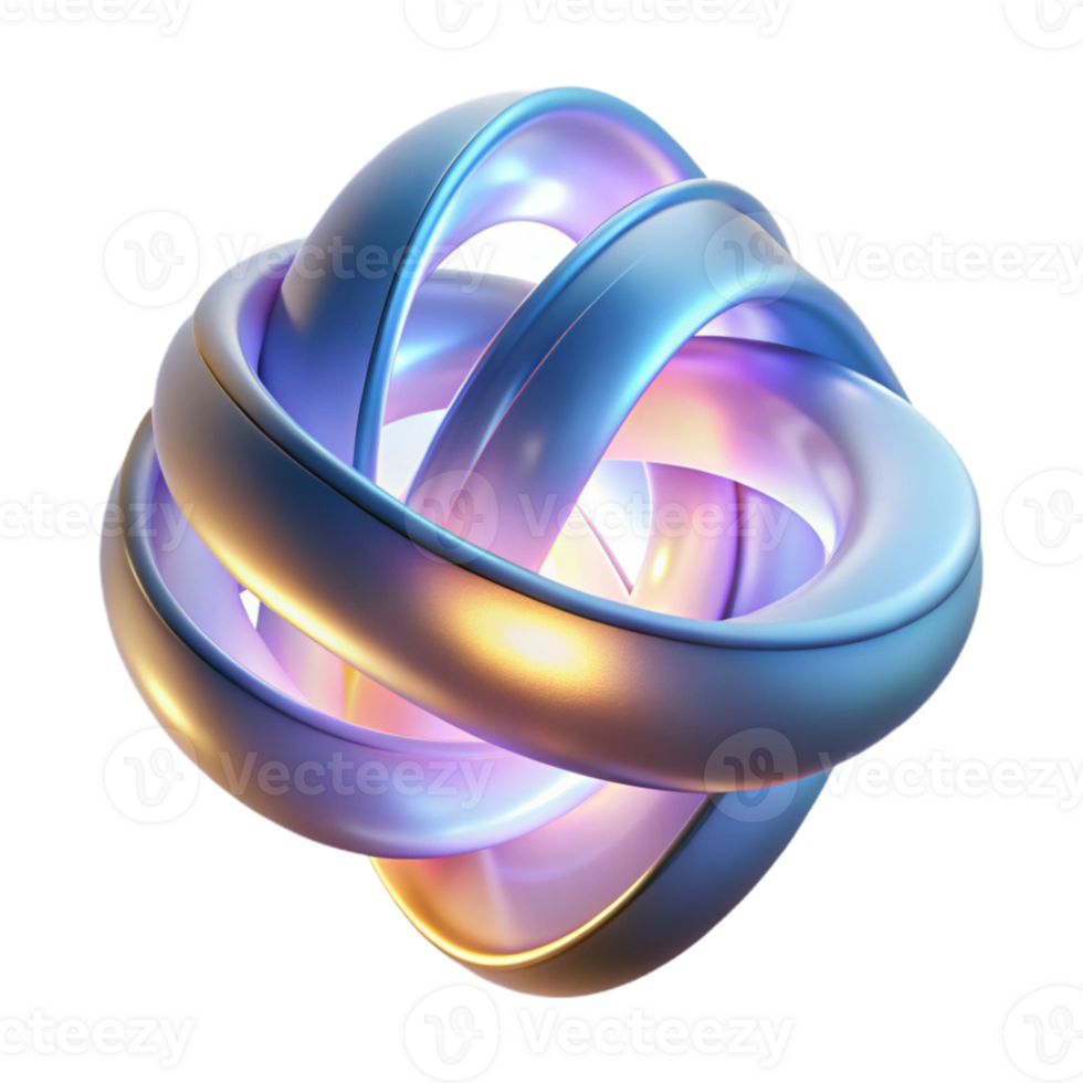 elegant rustic Intertwined, glowing ribbons, forming a dynamic, abstract sculpture, illuminated by a soft, ethereal light premium png