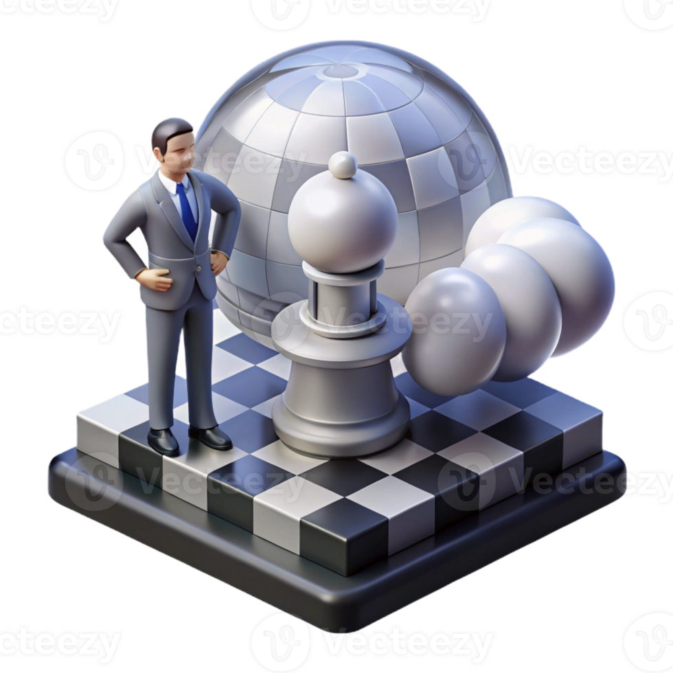 extraordinary classic A solitary figure with a birdcage head gazing at a giant chessboard made of clouds. Dreamlike, soft lighting genuine png