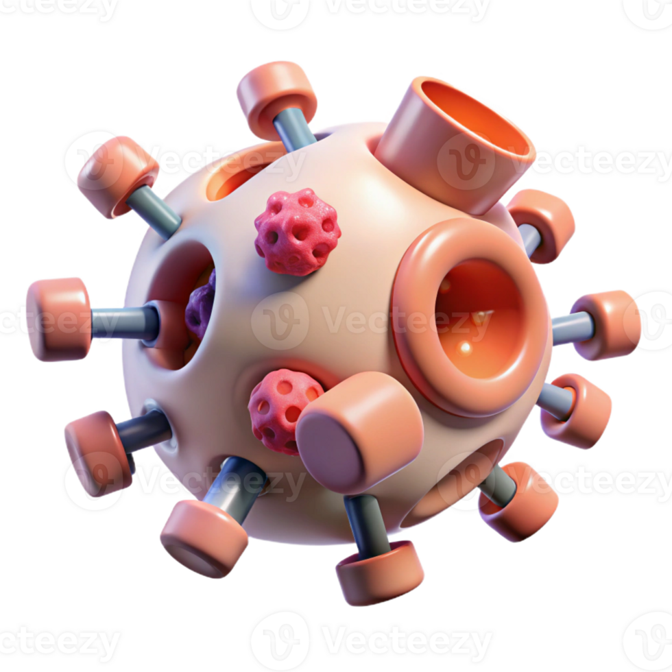 elegant contemporary A microscopic view of nanobots repairing damaged tissue, futuristic medical technology, scientific illustration style high resolution png