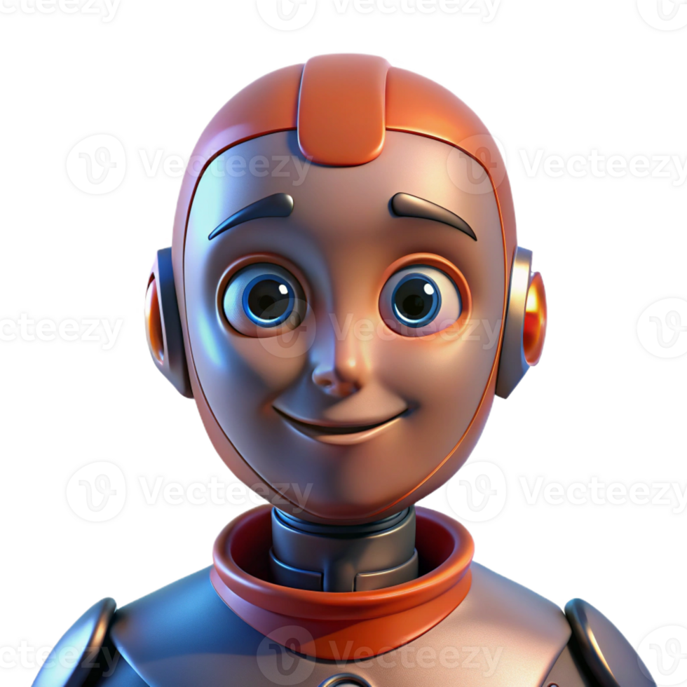 vibrant classic A robotic face displaying a range of human emotions, lit by dramatic lighting, in a close-up, portrait style authentic png