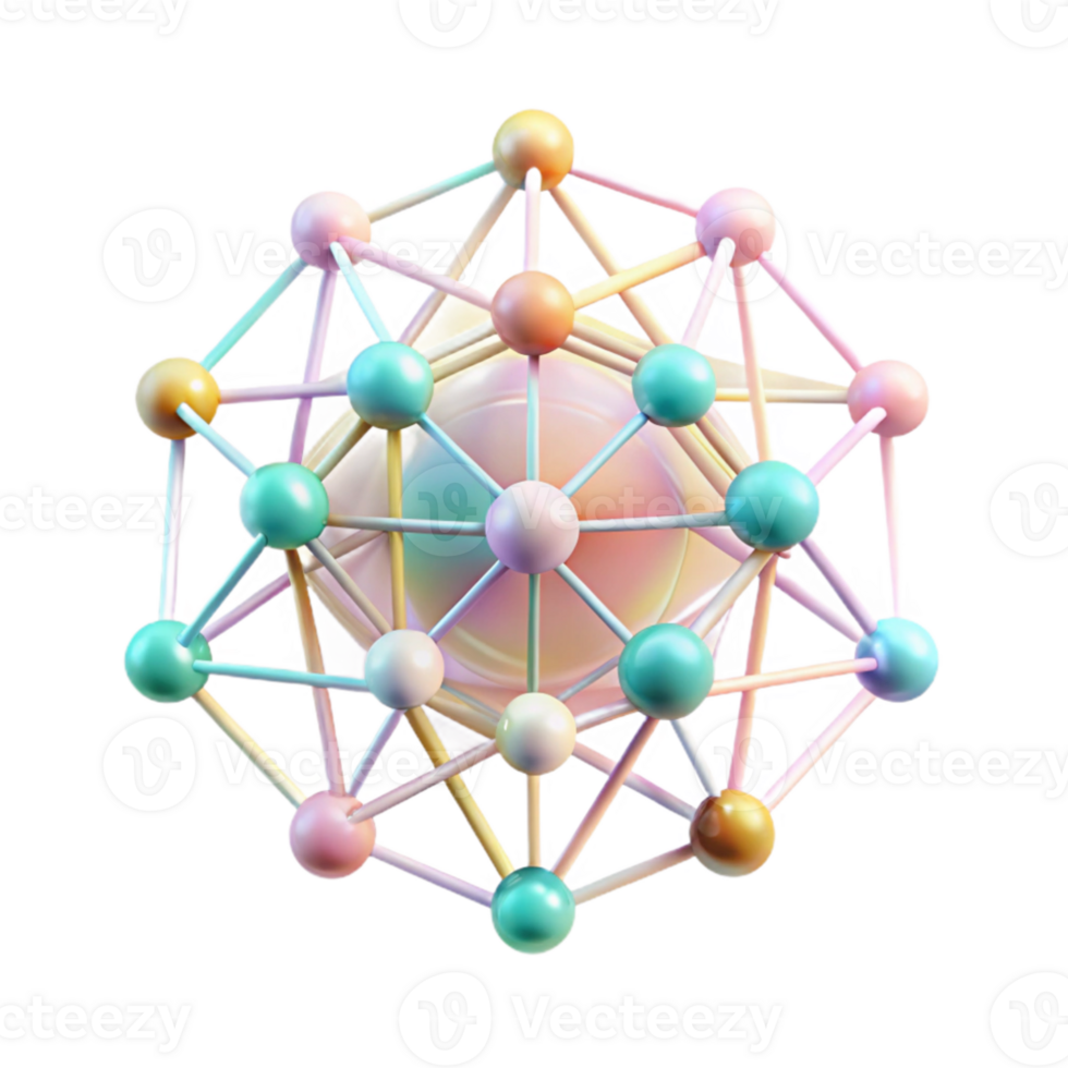 vibrant contemporary A delicate web of interconnected lines and dots, rendered in pastel hues, illuminated by a soft, diffused light, in a Pointillist style original png
