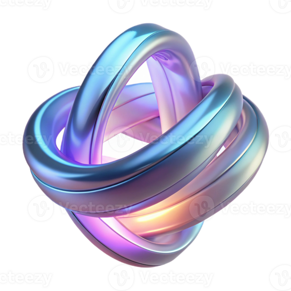 vibrant creative Intertwined, glowing ribbons, forming a dynamic, abstract sculpture, illuminated by a soft, ethereal light high resolution png
