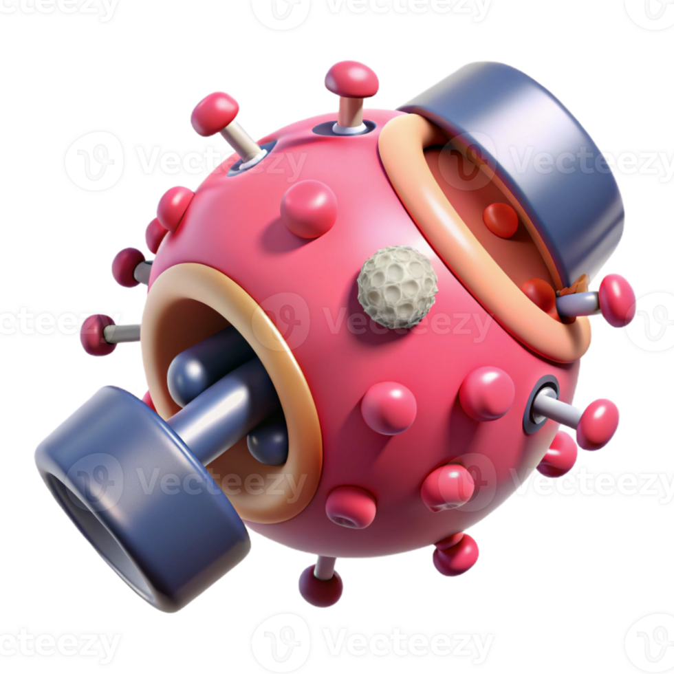 beautiful rustic A microscopic view of nanobots repairing damaged tissue, futuristic medical technology, scientific illustration style premium png