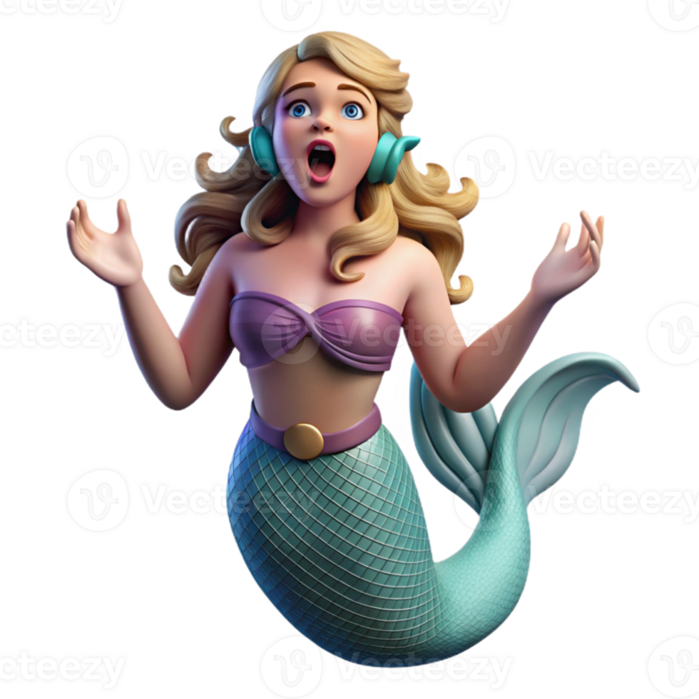 wonderful modern A beautiful siren with enchanting voice, luring sailors to their doom with a haunting melody. Pre-Raphaelite style premium png
