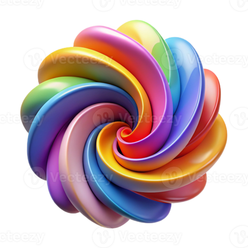 wonderful minimalist An abstract representation of emotions, visualized as swirling, colorful shapes, with an expressionist style professional png