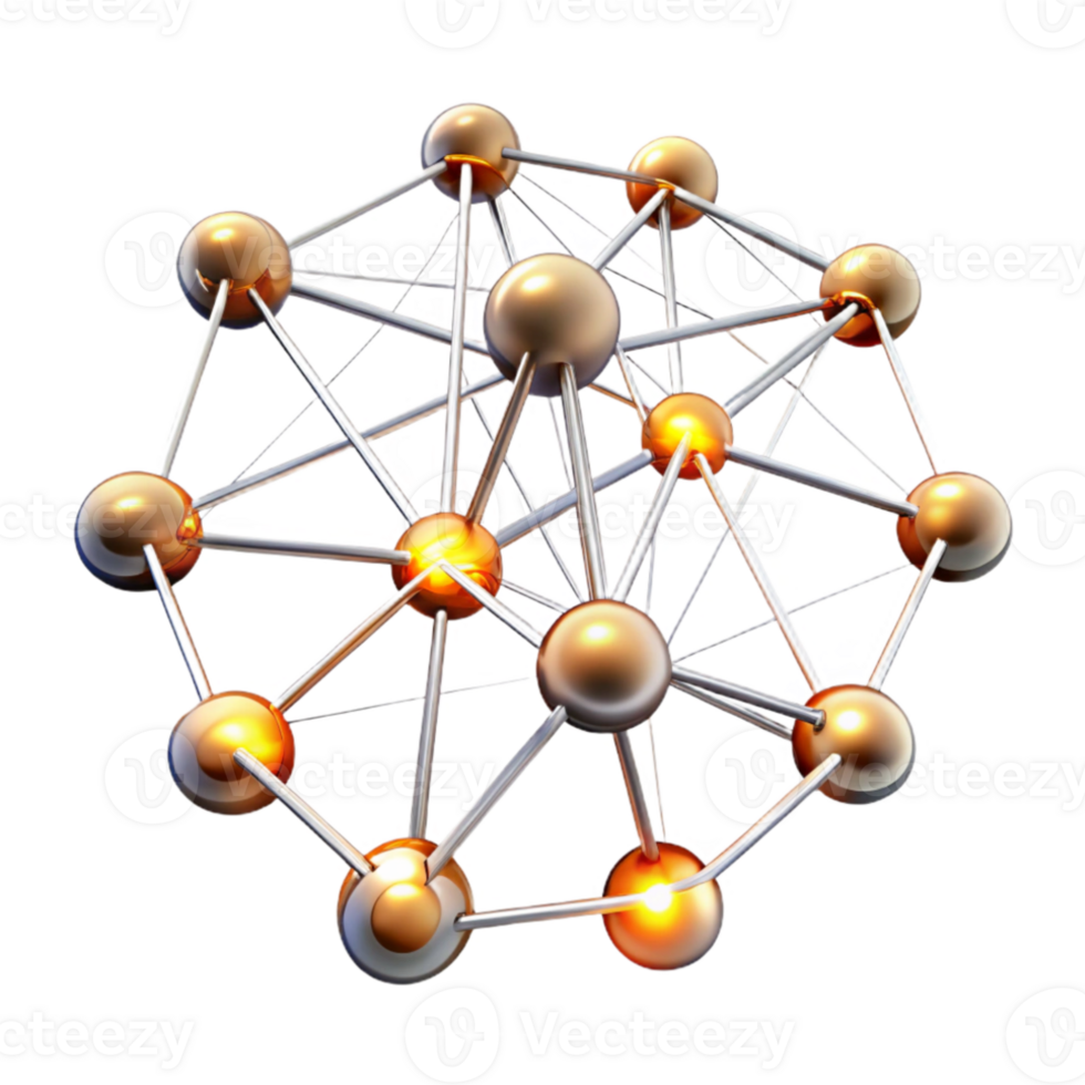 magnificent abstract A network of interconnected nodes glowing with data traffic, visualized as pulsing streams of light, illuminated by a dynamic, shifting light. Abstract style original png