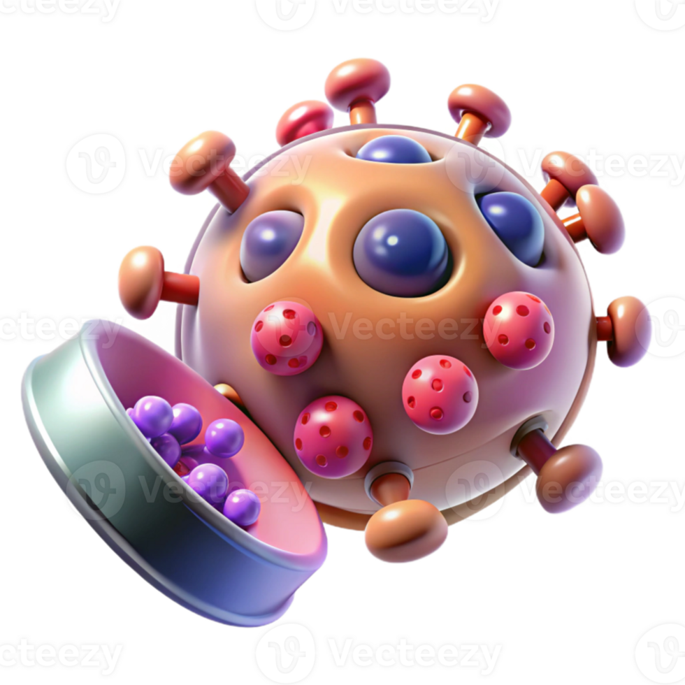 impressive contemporary A microscopic view of nanobots repairing damaged cells, illuminated by focused microscope lighting, in a scientific visualization style detailed png