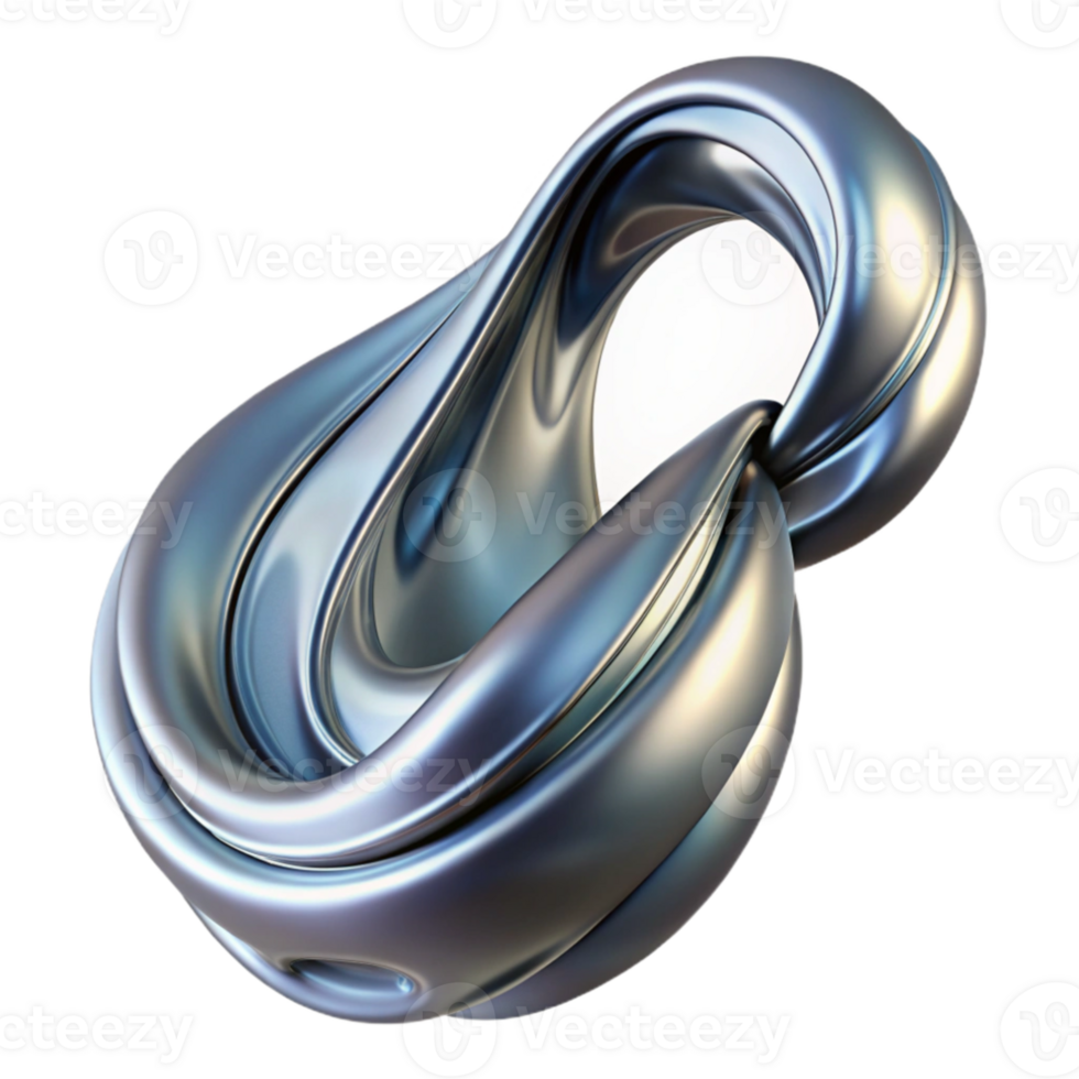 vibrant artistic Flowing ribbons of liquid mercury, reflecting a dim, ambient light, in a Surrealist style professional png