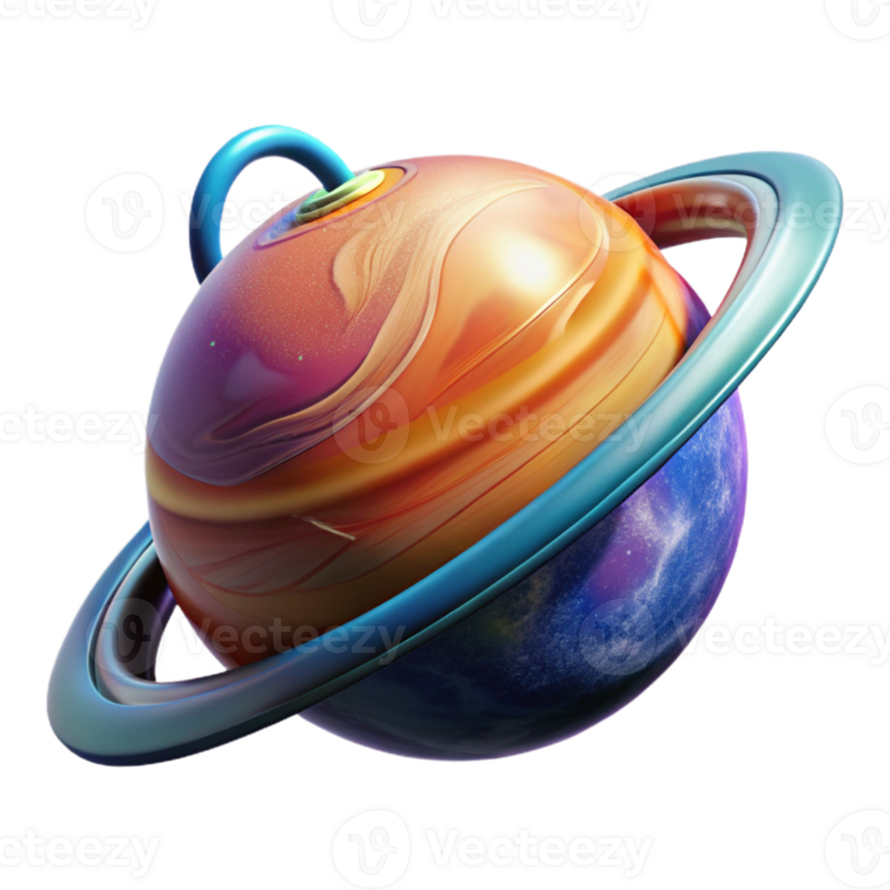serene abstract A space station orbits a gas giant, its surface reflecting the vibrant colors of the planet's atmosphere. Realistic lighting, scientific style original png