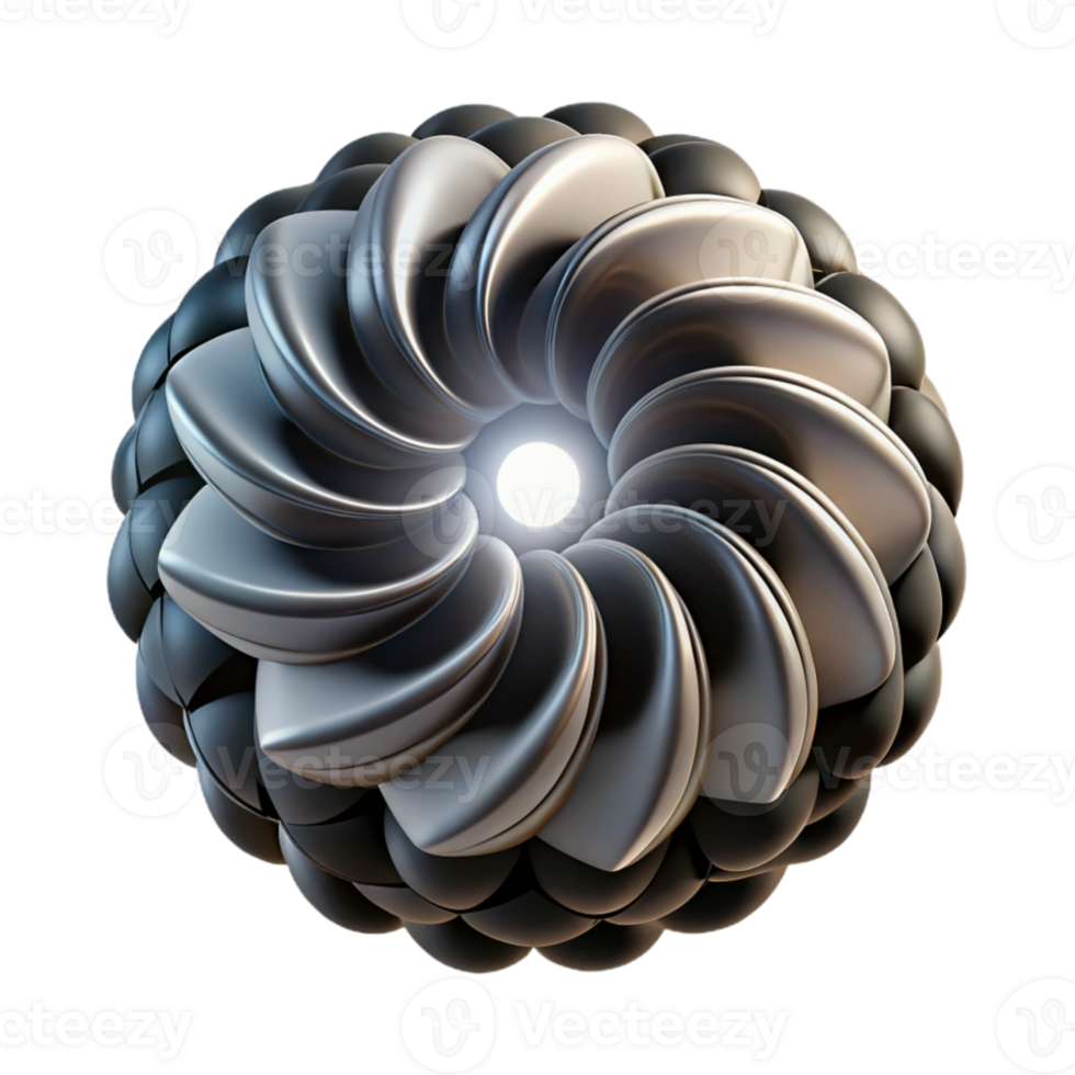 elegant modern A pulsating, rhythmic pattern of light and shadow, rendered in black and white, illuminated by a strobe-like effect, in a Kinetic Art style high resolution png