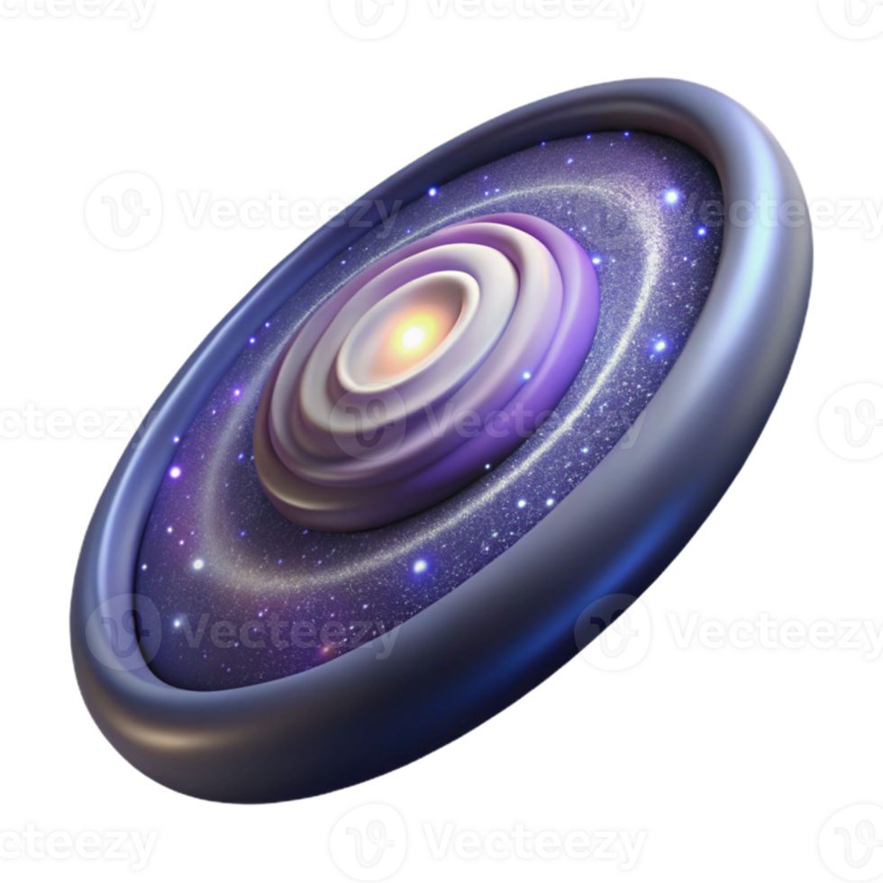 magnificent abstract A telescopic view of a distant galaxy, swirling nebulae and bright stars, astrophotography style detailed png