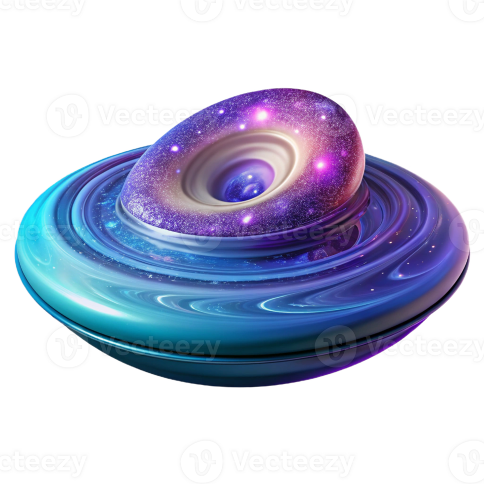 elegant vintage A swirling galaxy reflected in a calm lake, vibrant colors, cosmic lighting, surreal style premium png