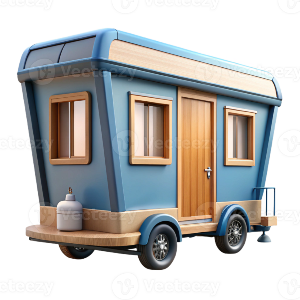 extraordinary creative Tiny house on wheels, compact design, maximizing space, natural light exclusive png