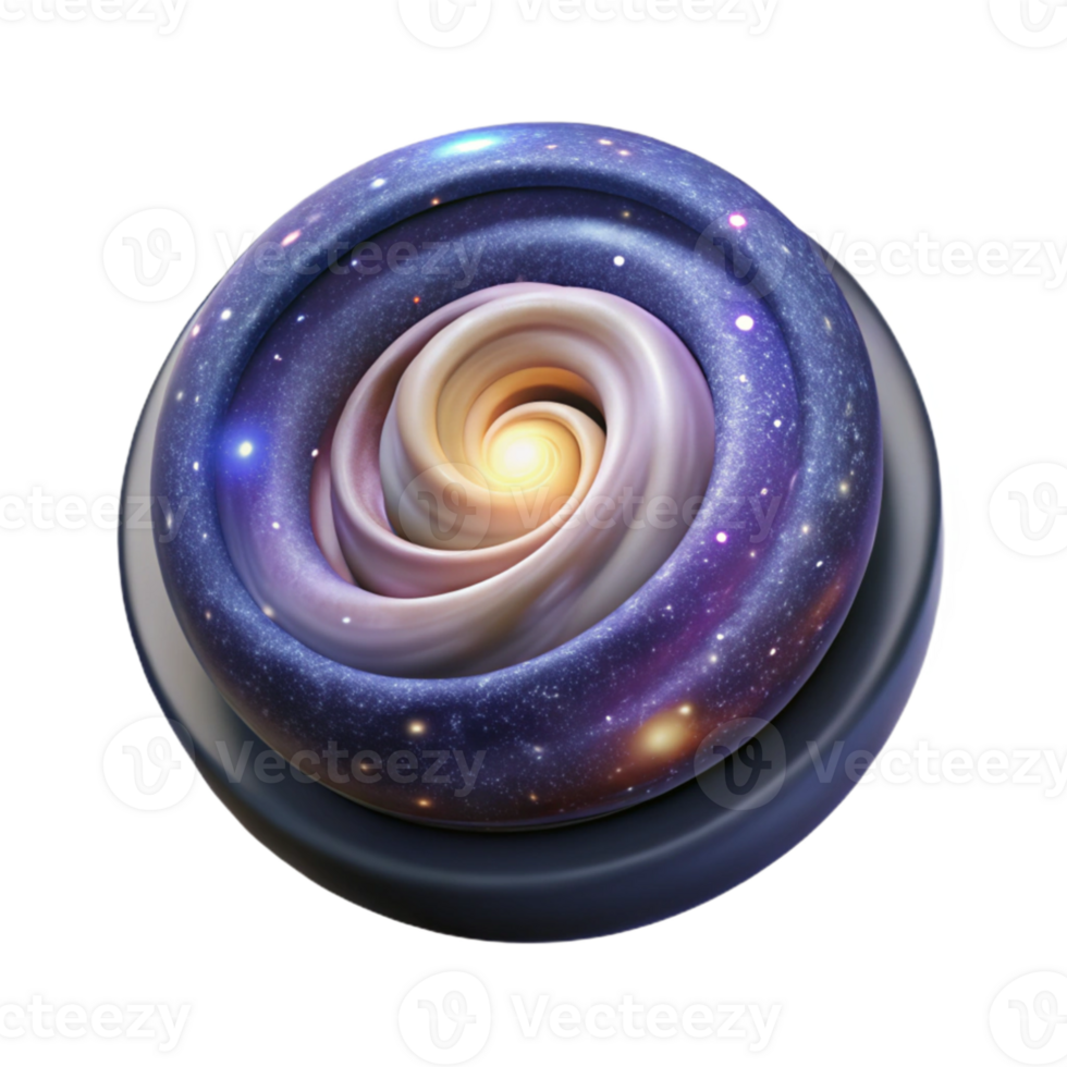 beautiful vintage A telescopic view of a distant galaxy, swirling nebulae and bright stars, astrophotography style exclusive png