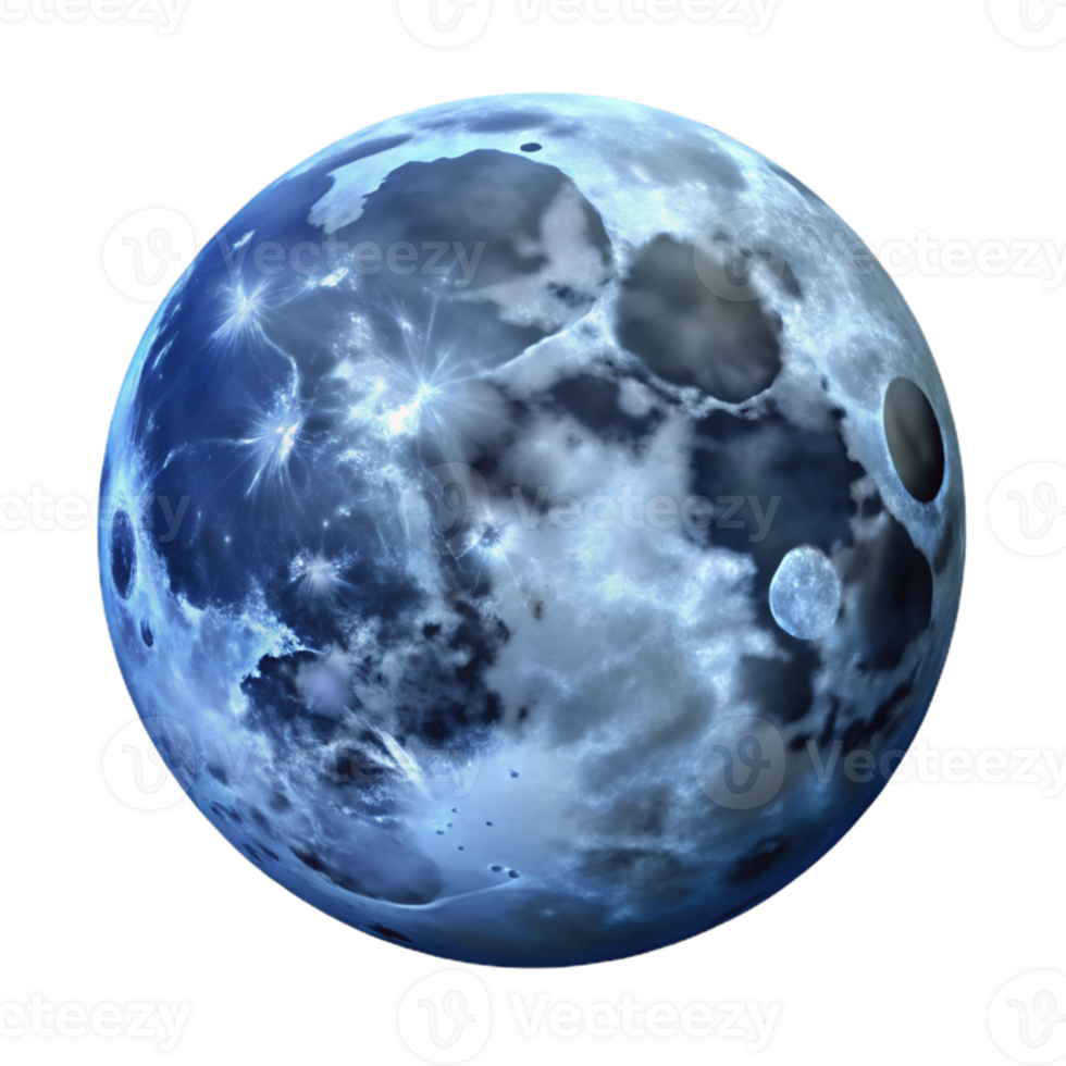 impressive abstract A full moon, glowing brightly in the night sky, astronomical photography style high resolution png