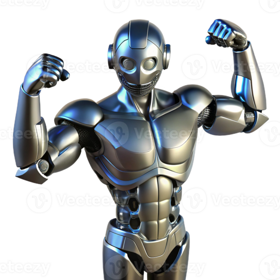 beautiful classic A robotic exoskeleton enhancing human strength, metallic texture, realistic style genuine png