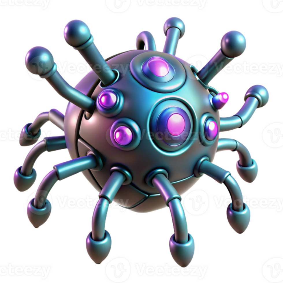 beautiful rustic A cybernetic organism with glowing circuitry, biopunk style exclusive png