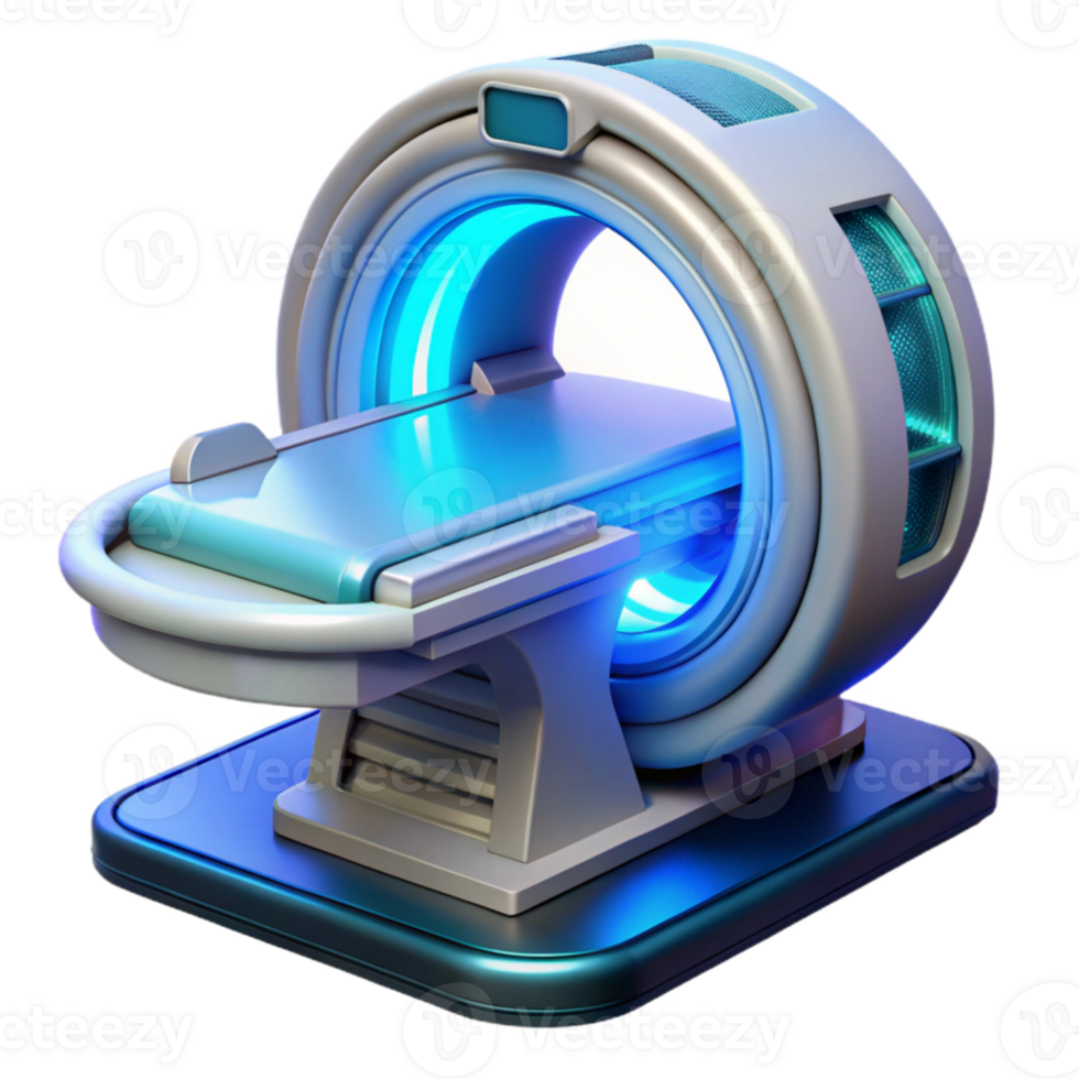 wonderful rustic A futuristic medical scanner, glowing with blue light, intricate details, sterile environment authentic png