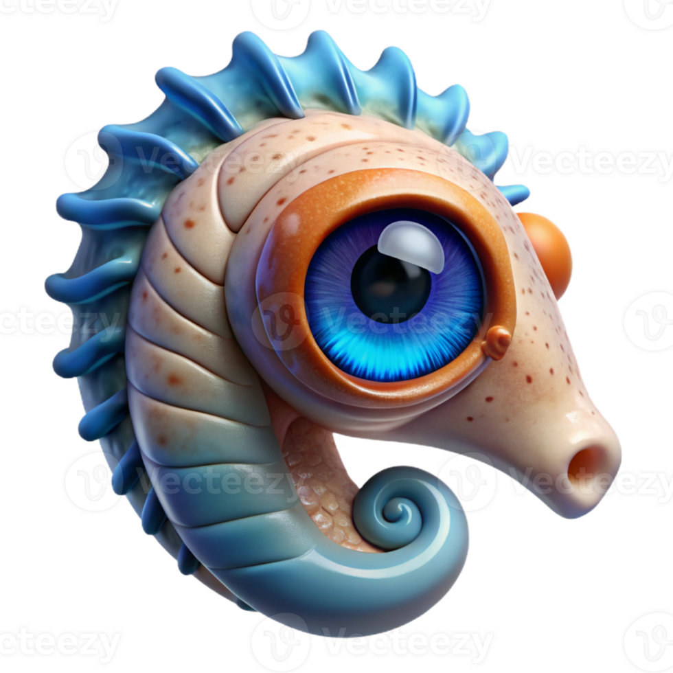 wonderful traditional A close-up of a seahorse's eye, intricate, macro photography style exclusive png