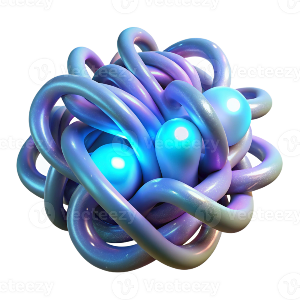 wonderful traditional Intertwined, bioluminescent tendrils, emitting a pulsating, otherworldly glow, in a Bio-Art style 4K png