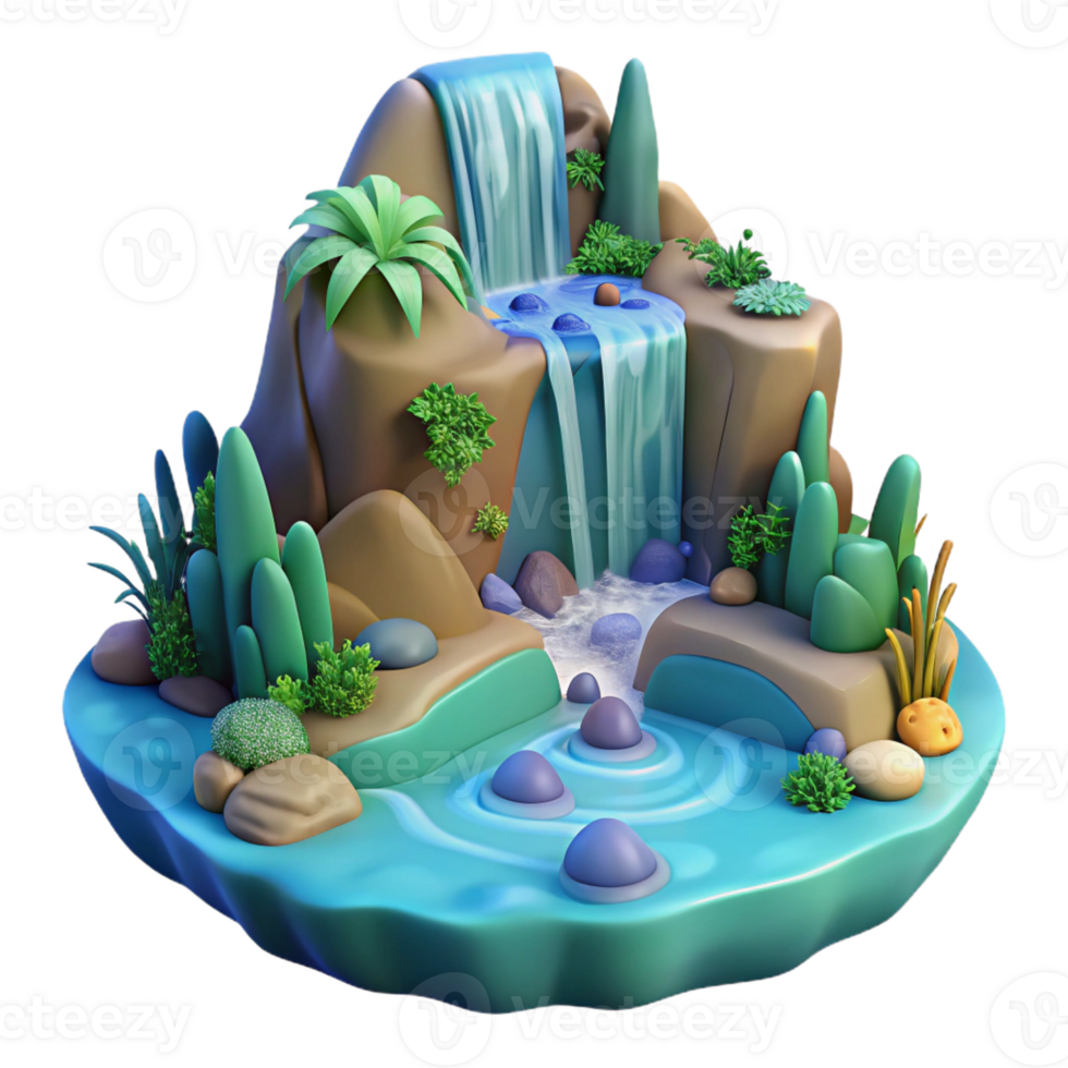 stunning classic An underwater waterfall, surreal, fantasy style original png