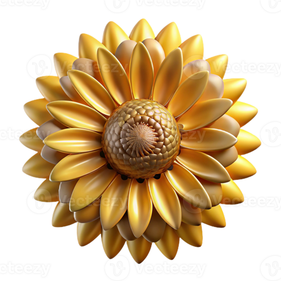 elegant traditional A close-up of a sunflower's center, intricate patterns, golden hues, abstract photography style authentic png