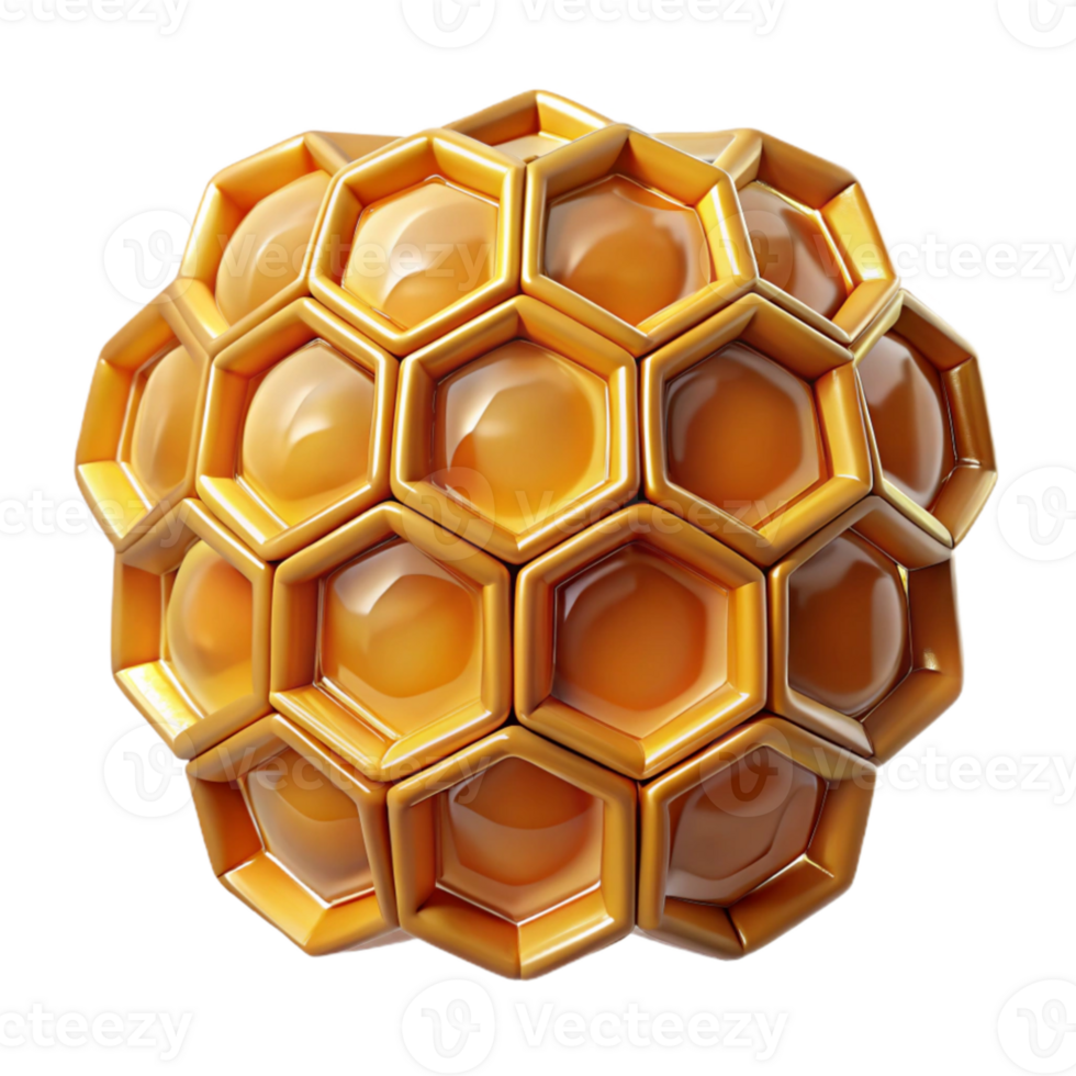 wonderful abstract A close-up of a honeycomb, intricate geometric pattern, golden hues, macro photography original png