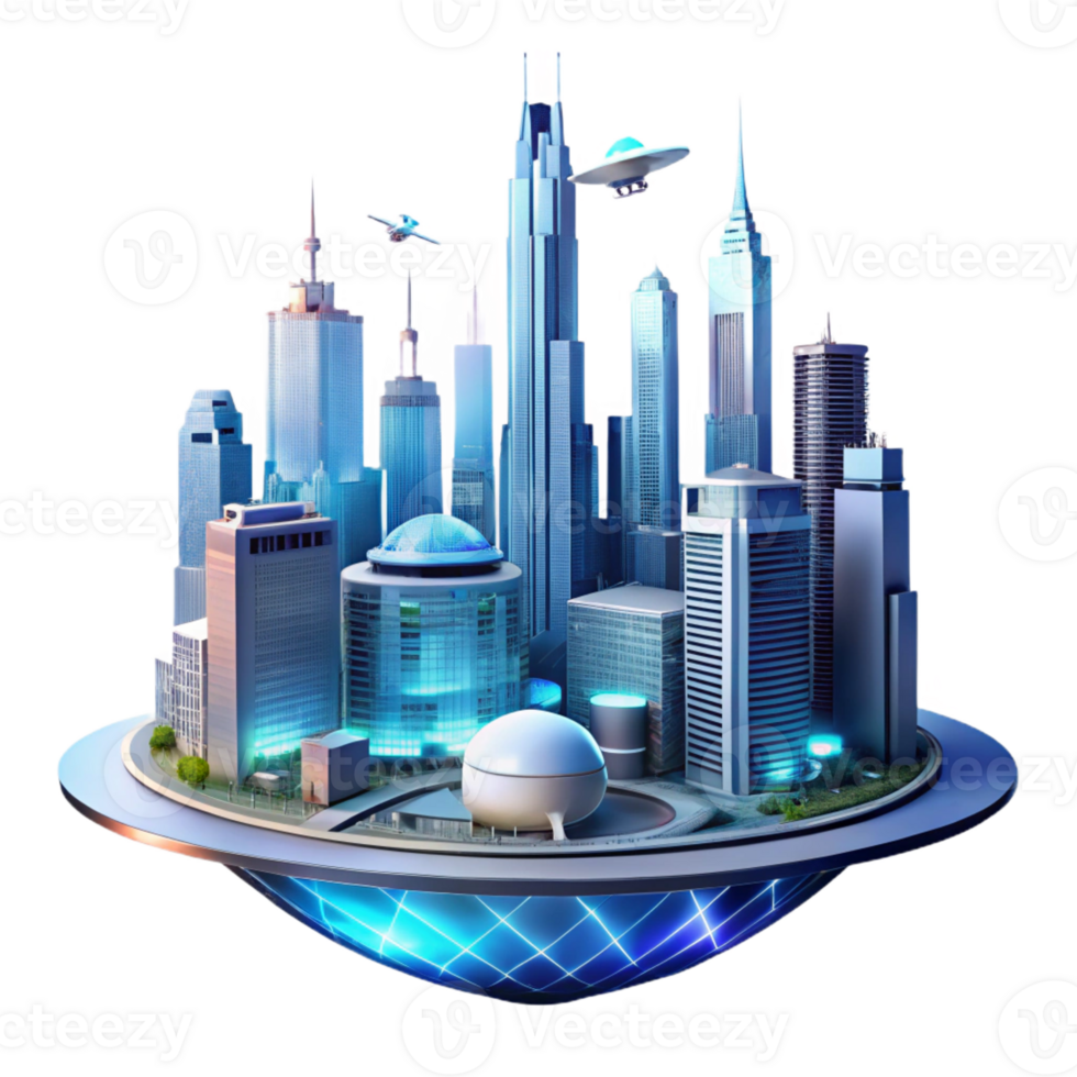 extraordinary vintage A futuristic cityscape viewed from below, towering skyscrapers looming overhead, illuminated by holographic advertisements and flying vehicles, a sense of awe and wonder premium png