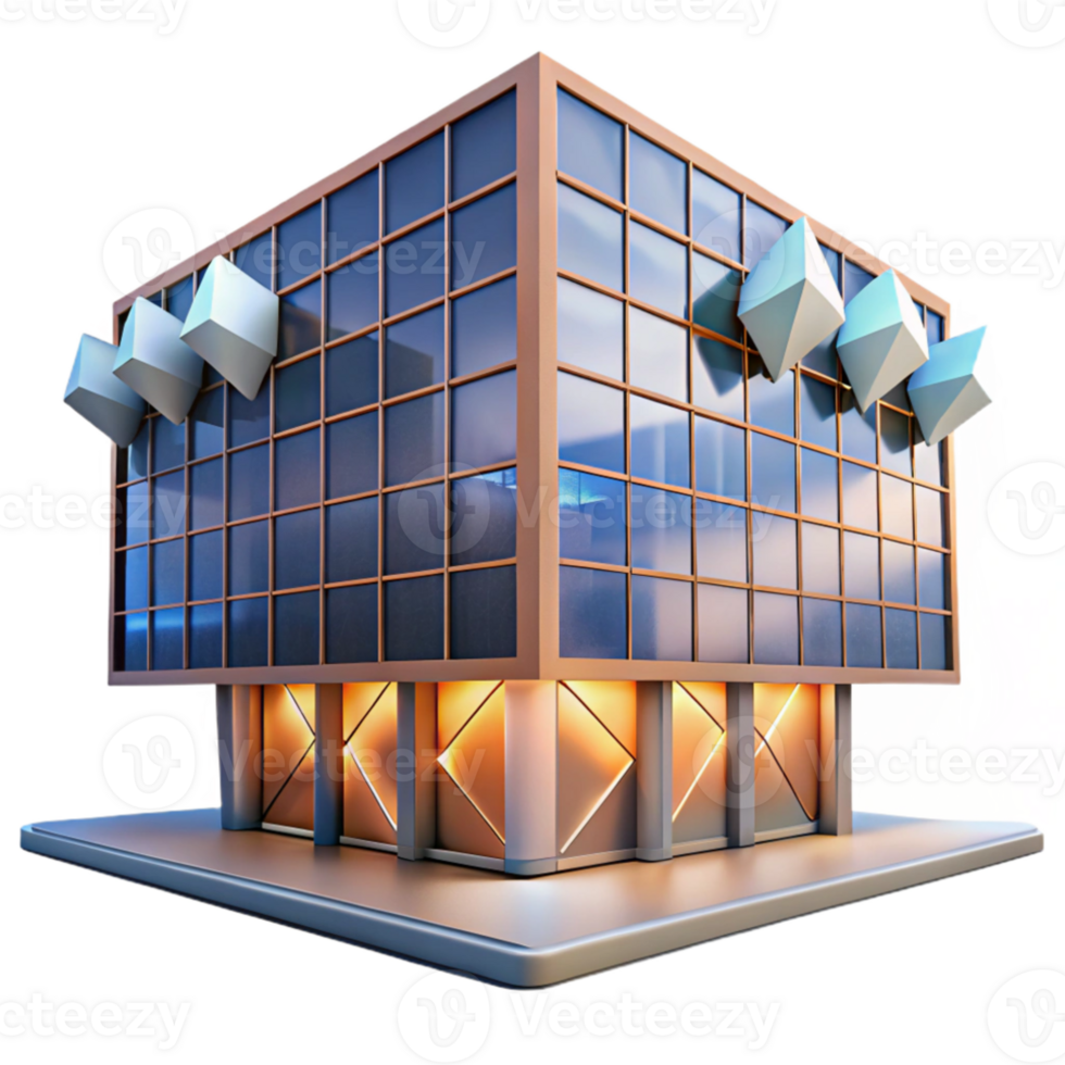 vibrant rustic Kinetic facade building, moving panels that react to sunlight, dynamic lighting, interactive architecture genuine png