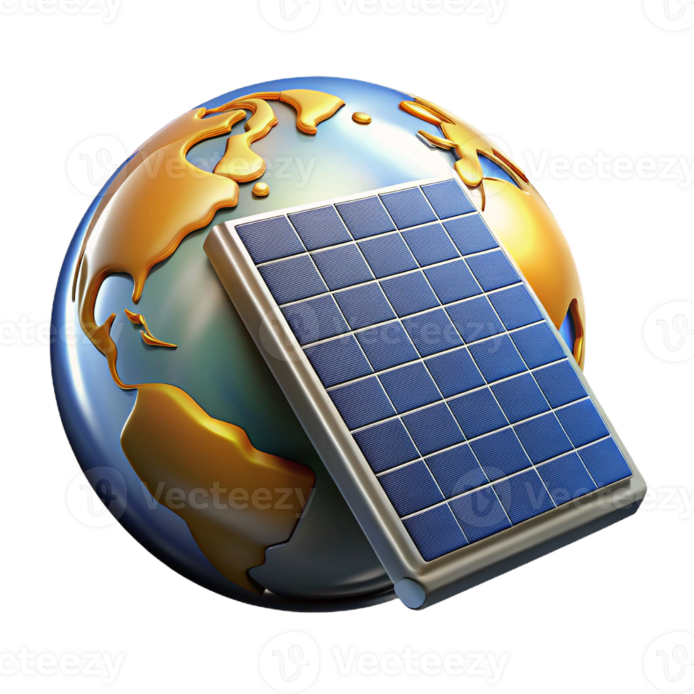 beautiful classic A solar panel array in space, reflecting the Earth, bright sunlight, photorealistic style high resolution png