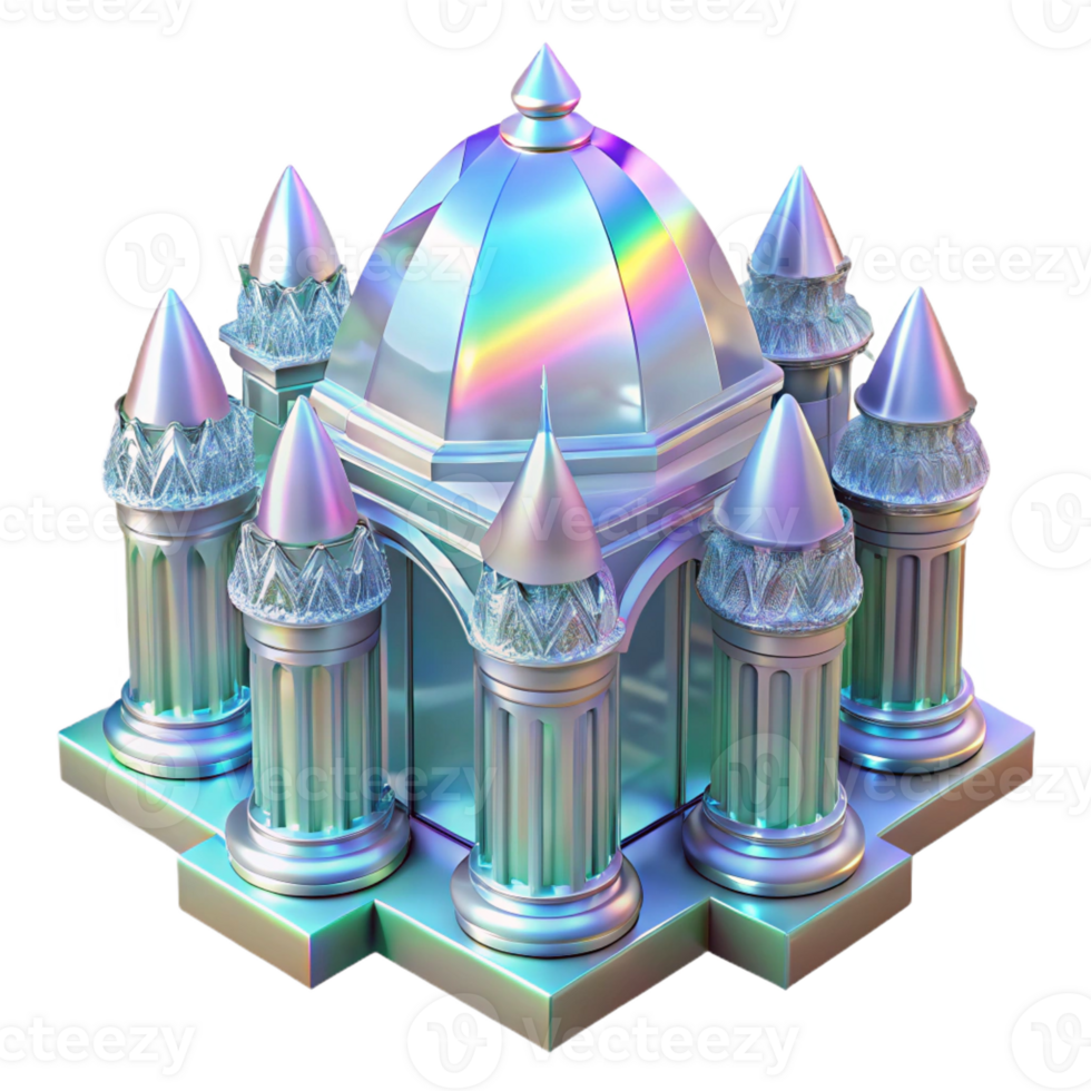 vibrant rustic Crystal palace, refracted light creating rainbows, delicate and intricate architecture, otherworldly atmosphere original png