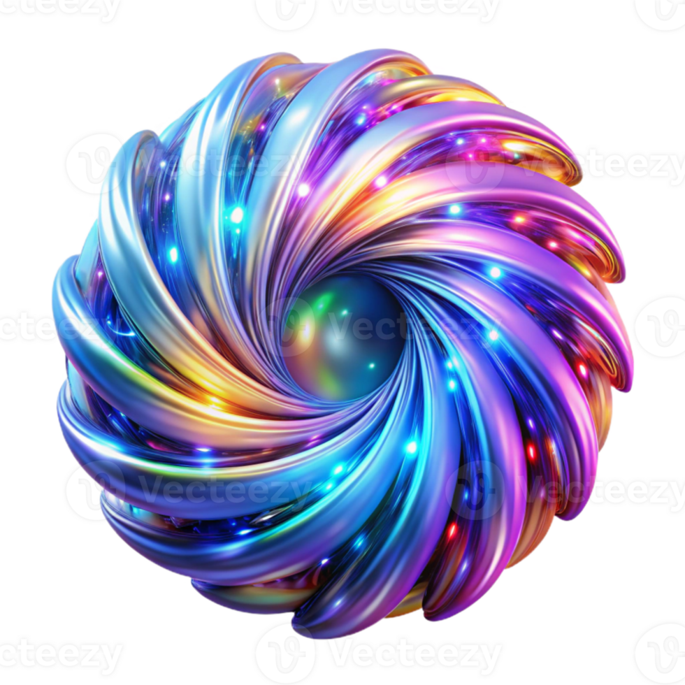 impressive creative A swirling mass of colorful, digital particles, illuminated by a bright, directional light, in a futuristic, abstract style professional png