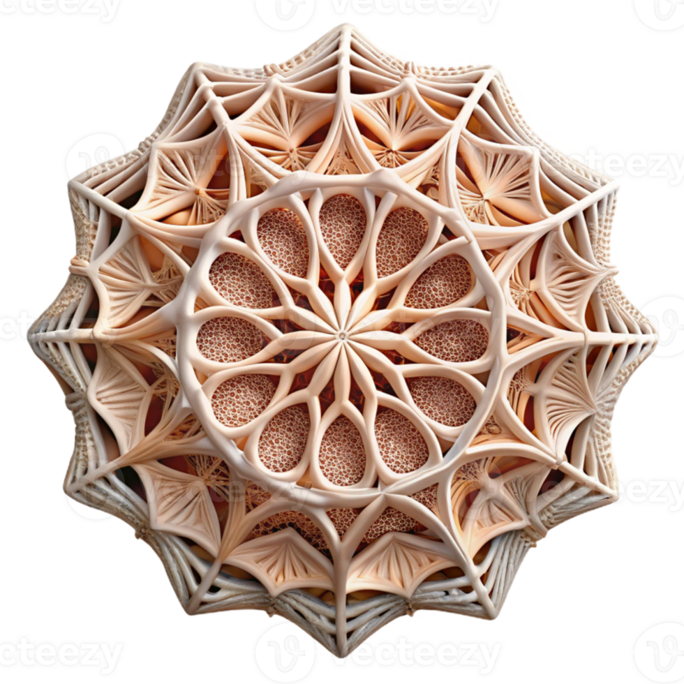 magnificent contemporary A web of intricate lace-like patterns, illuminated by a soft, diffused light, resembling delicate embroidery, art nouveau style professional png