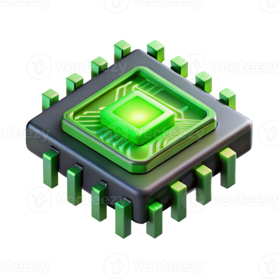 wonderful rustic A single, levitating circuit board emitting pulses of binary code, illuminated by a cool, green light. Cyberpunk style exclusive png